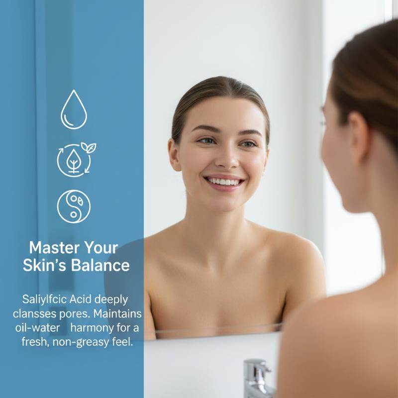 Salicylic Acid Cleanser - BIOAQUA Salicylsäure Akne-Entfernender Gesichtsreiniger Feuchtigkeitsspendender Anti-Akne