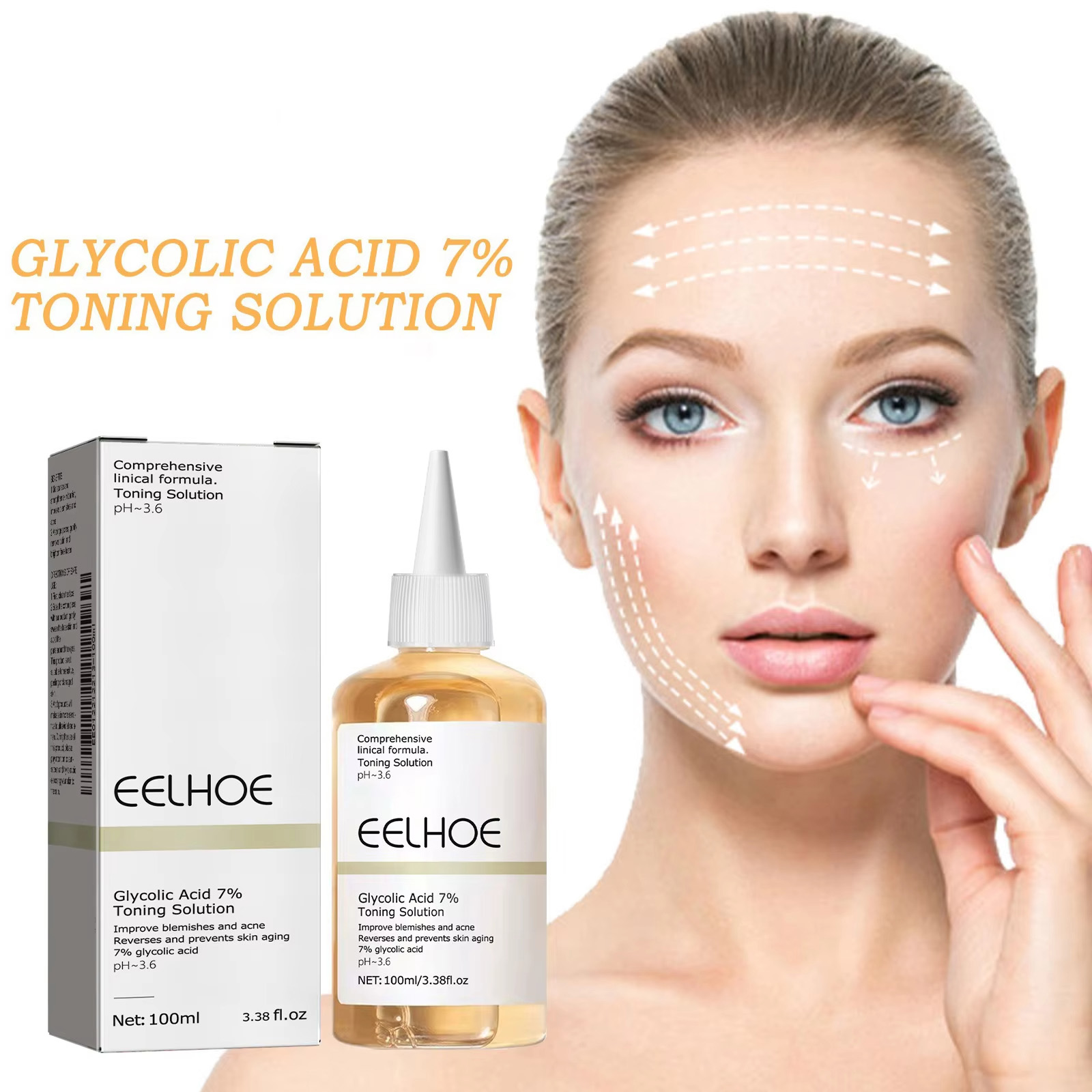 Skincare Skintific - Glykolsäure 7% Toning Solution Exfolierendes Gesichtswasser