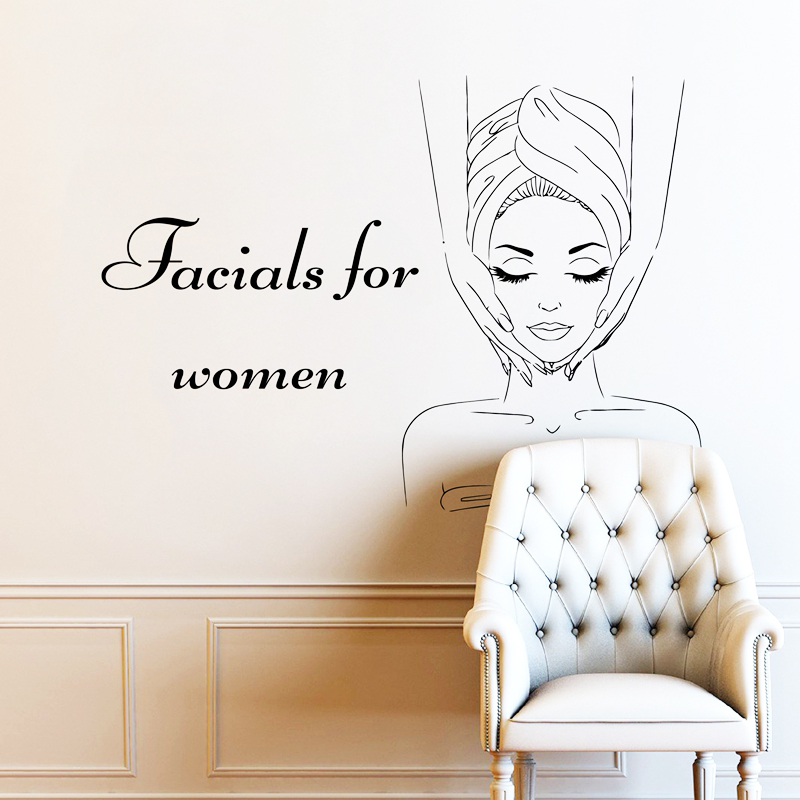 Skincare Quote - Spa Zeichen Gesichtsbehandlungen Quote Wall Decals