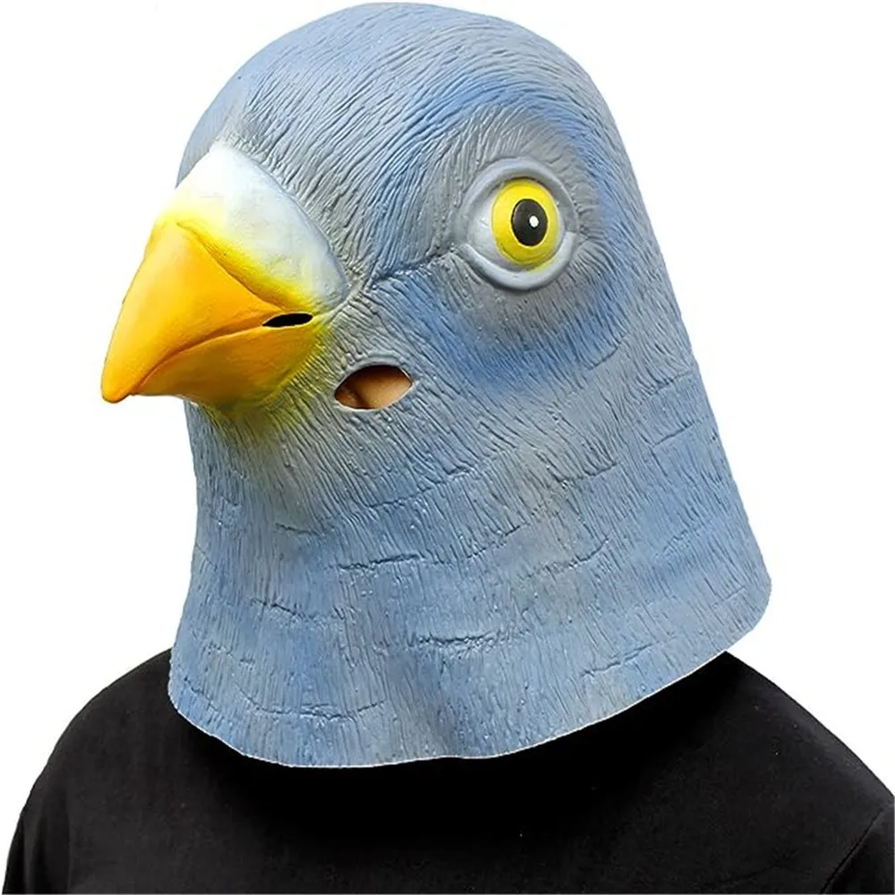 Skincare Pigeon - Neue Taubenmaske Latex Vogel Kopfbedeckung Halloween