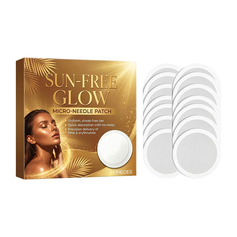 Skincare Glow - 14 Stück Sonnenfreie Selbstbräunungs-Patches mit DHA,