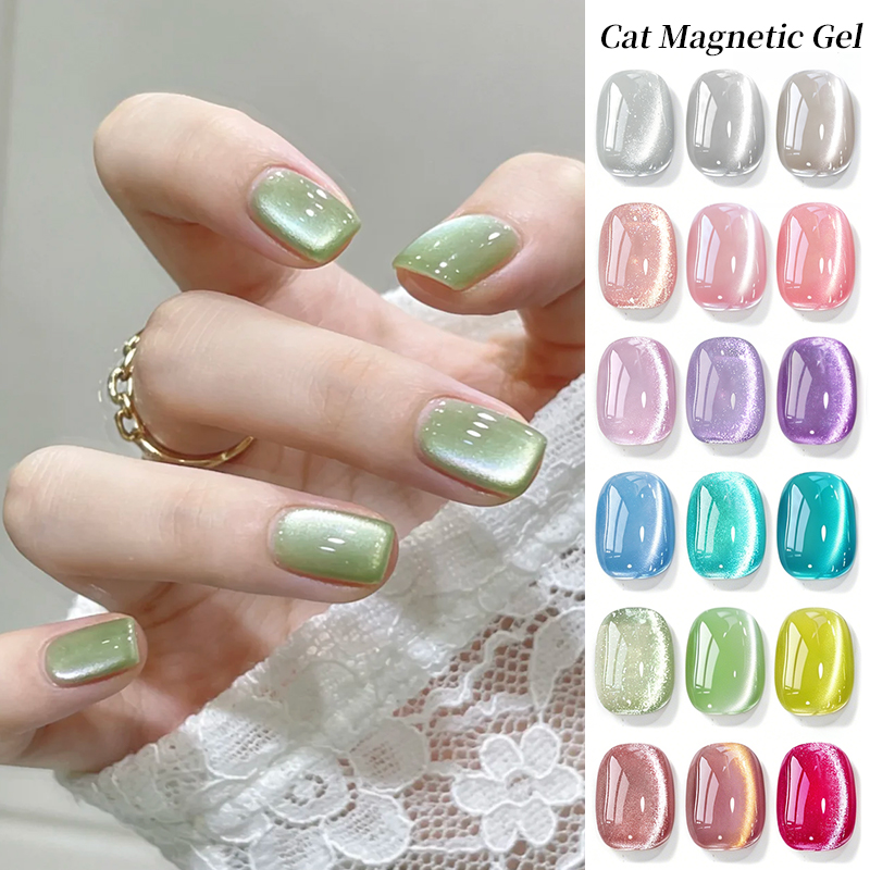 Cucumber Cooling Gel - BORN PRETTY 10ml 35 Farben Katzenaugen-Magnetgel-Nagellack