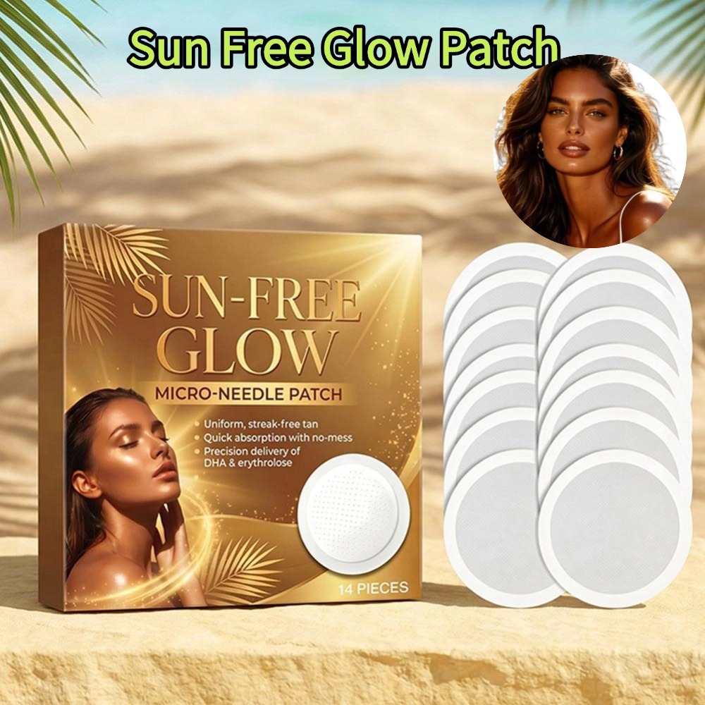 Skincare Glow - 14 Stück Selbstbräunungs-Patches mit Mikrodarts für