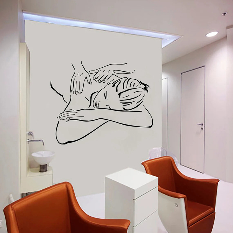 Skincare Quote - Spa Salon Massage Wandtattoos Gesichtsbehandlungen Hautpflege