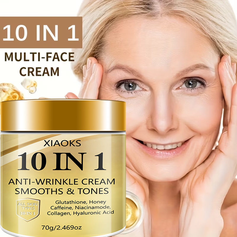 Skincare Glow - 10-in-1 Sofort straffende und liftende Creme,