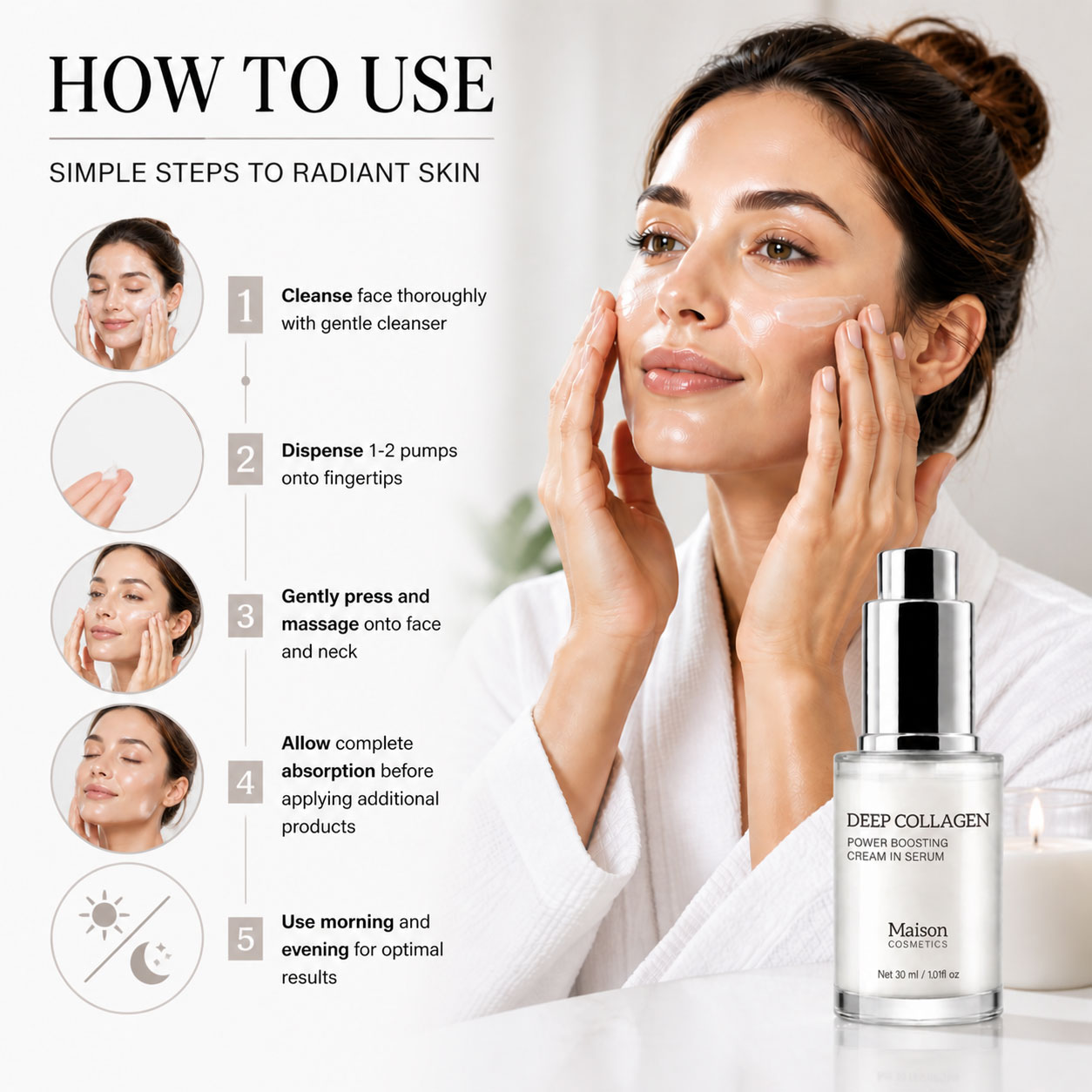 Tiefenwirksames Kollagen-Serum – Skincare Skintific Bewertung und Preis