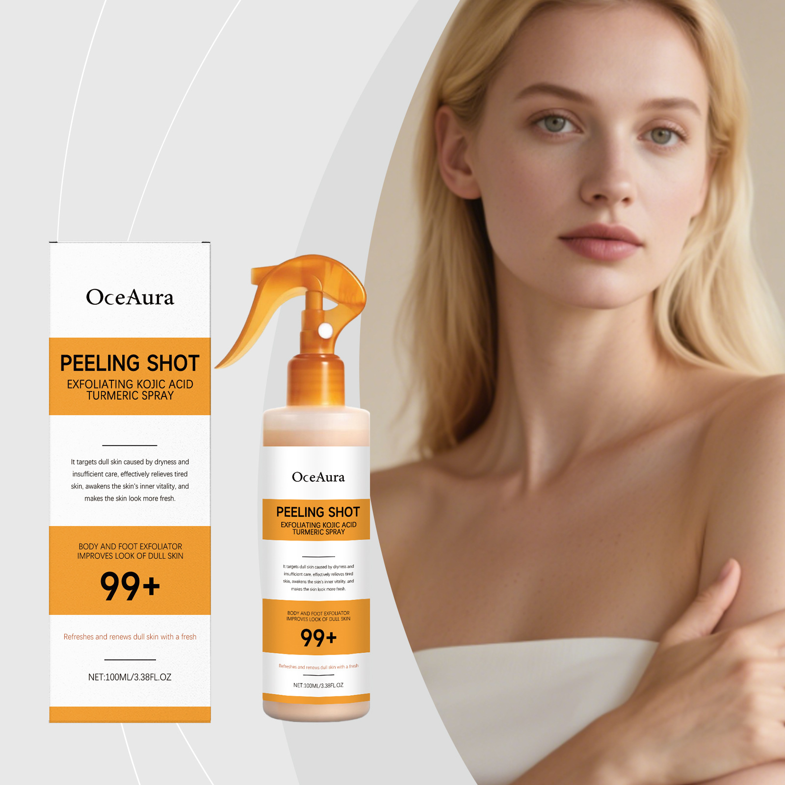 Kojisäure-Kurkuma-Spray zur En – Skincare Glow Bewertung und Preis